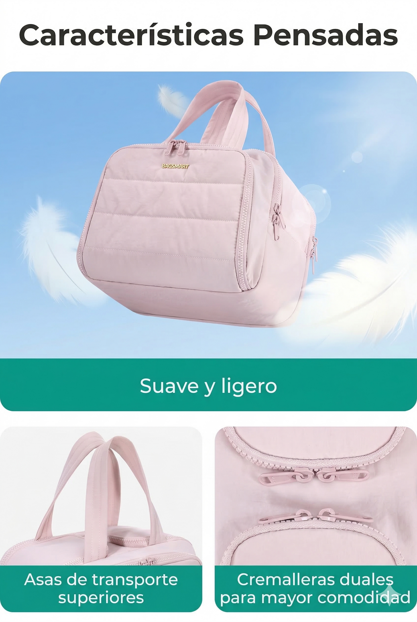 Neceser Nube Viajera 4 en 1