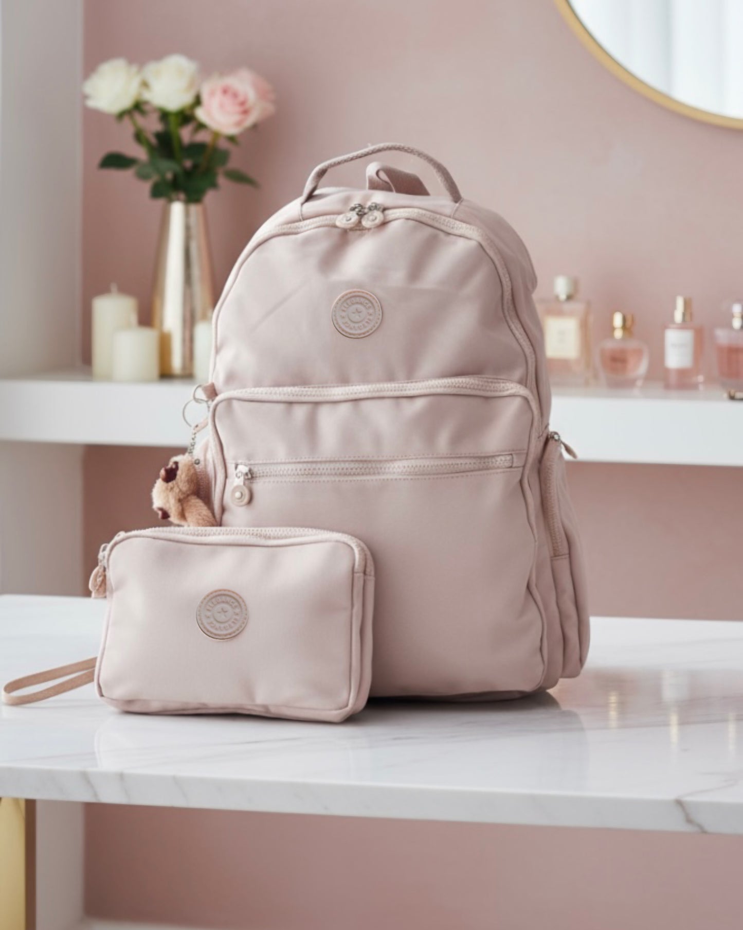 Morral + cosmetiquera Monkey