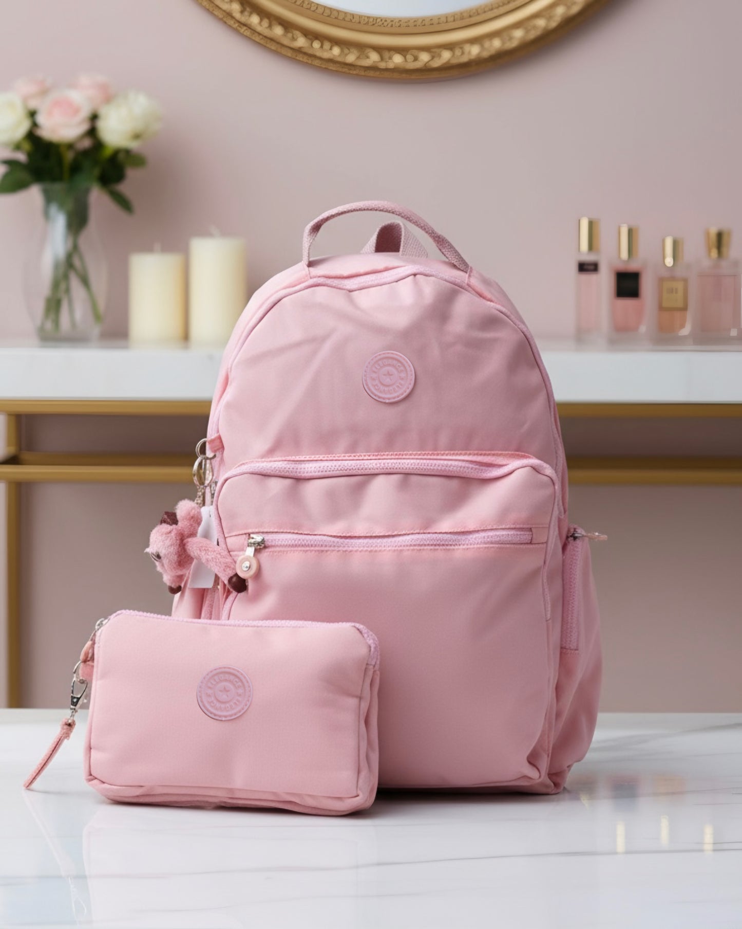 Morral + cosmetiquera Monkey