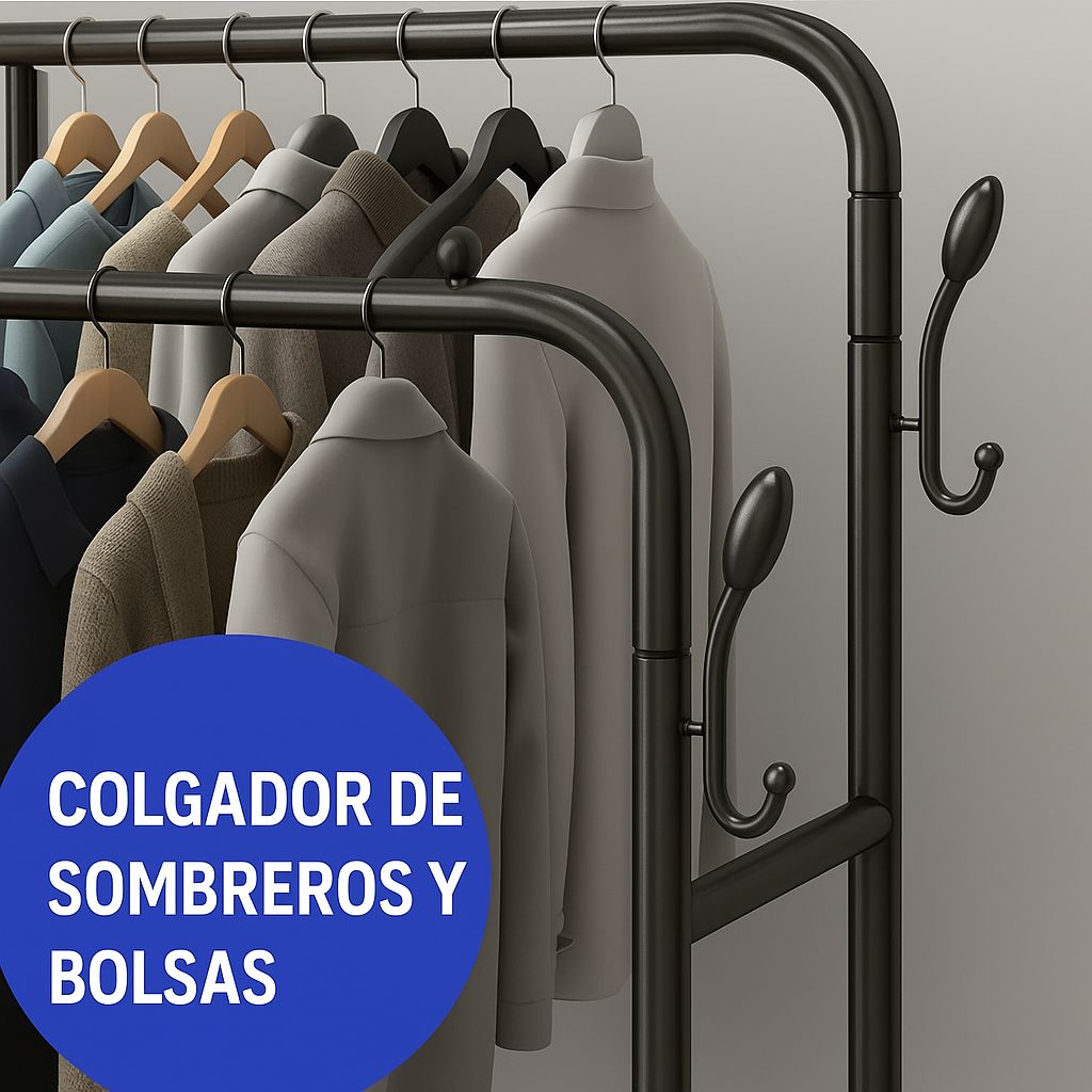 Organizador 2 en 1 ® : Perchero + Zapatero Todo en Uno — Orden sin Esfuerzo